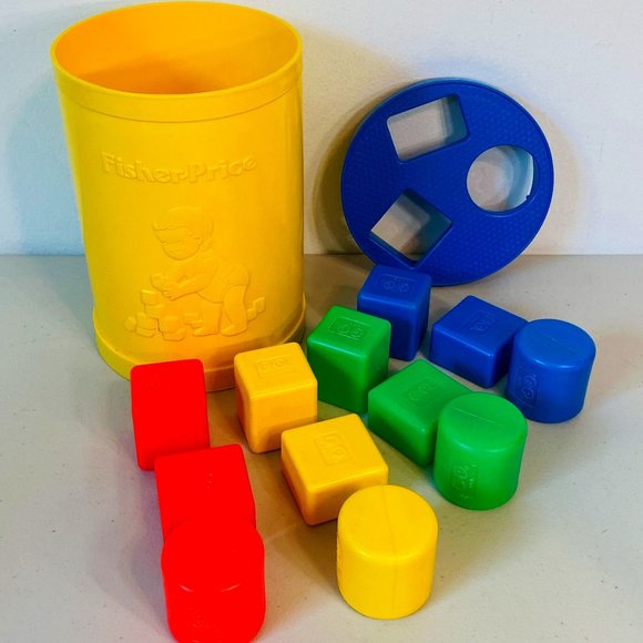 FisherPrice Toys Vntg 977 Fisher Price Babys First Blocks Shape